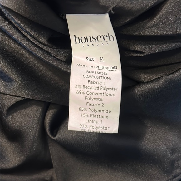 House of CB Black Long Sleeve Dress - Picture 6 of 10